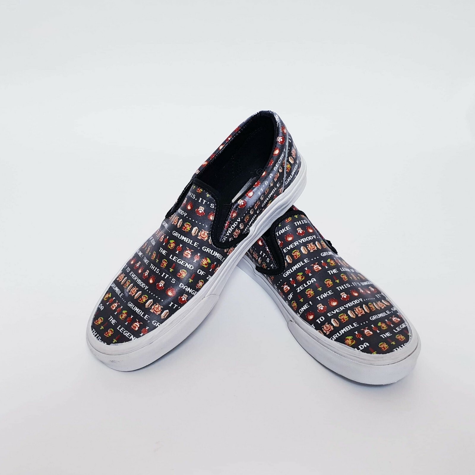 vans nintendo slip on