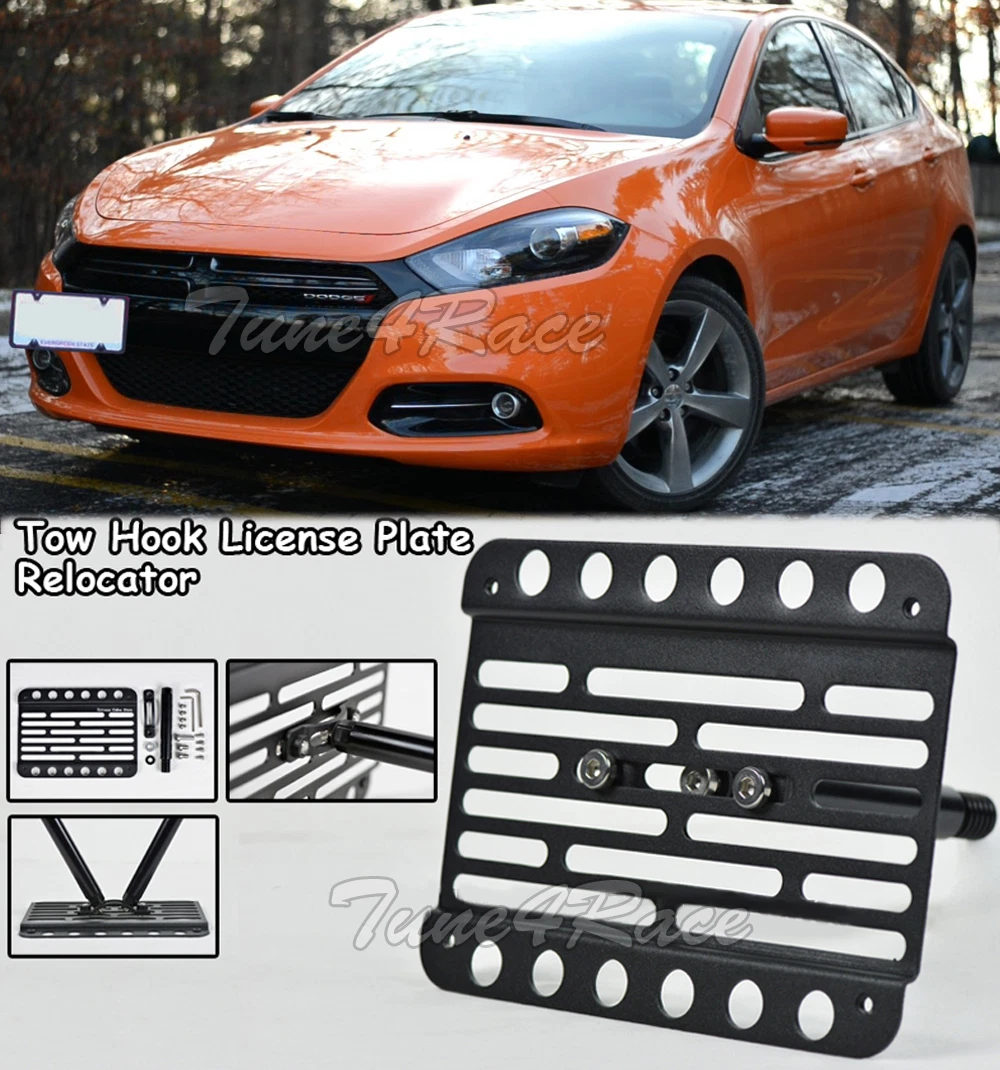 Dodge dart license clearance plate frame