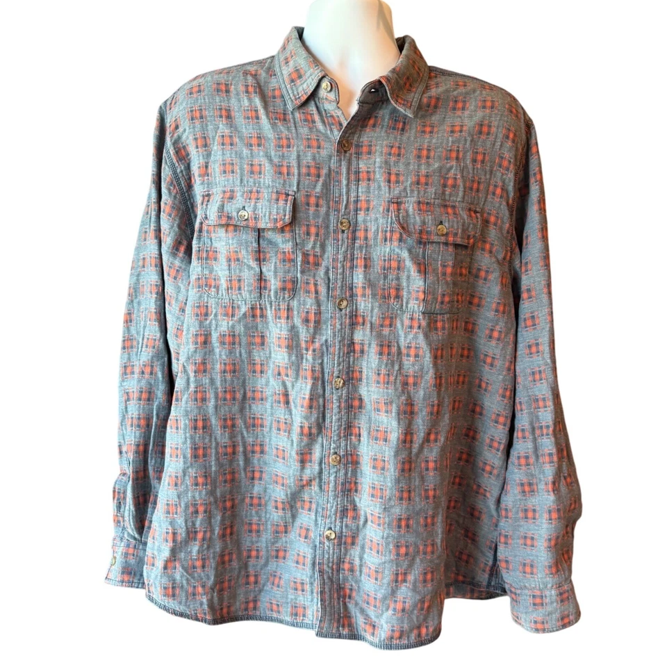 Camisa para hombre CARBON2COBALT a cuadros con adornos de pana puño abatible abotonada multicolor Lg Foto 2 de 4