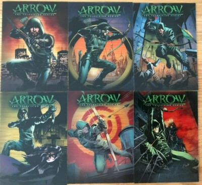 ARROW SEASON 1: CHASE CARD SET: COMIC COVER ACETATE SET - ALLE 6 KARTEN
