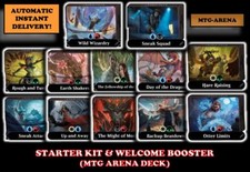 MAGIC MTGA MTG ARENA CODE CARD STARTER KIT 2025 2024 2023 WELCOME BOOSTER DECK