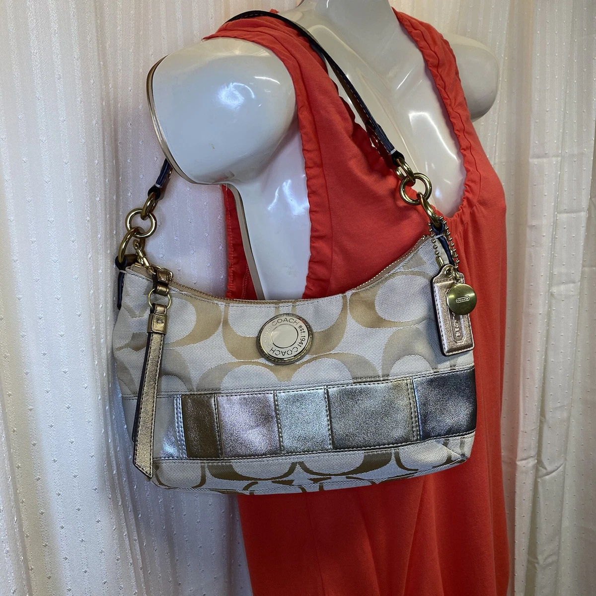 Coach Multi Stripe Hobo Bags for Women for sale | eBay