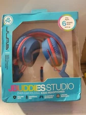 🌰 JBuddies Over the Ear Folding Headphones for kids 6 years  distressed box
