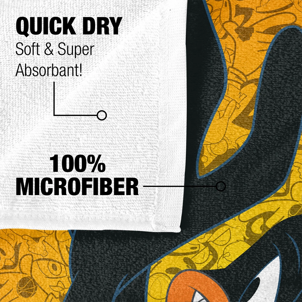 Space Jam: A New Legacy Daffy Jumping Officially Licensed Beach Towel 30"x60"