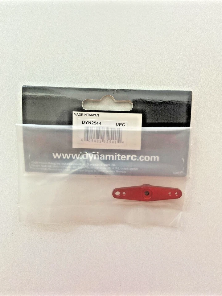 Dynamite Machined Aluminum Servo Arm Red JR Airtronics DYN2544 NEW - Image 2 of 2