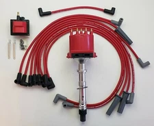 Chevy CAMARO CAPRICE 87-93 5.7L 5.0L TPI/TBI DISTRIBUTOR + RED 8.5mm WIRES +COIL