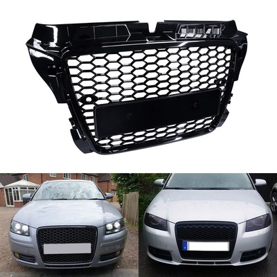 Gitter Kühlergrill SCHWARZ für Audi A4 B9 /8W2 Limo / Avant 8W5 2015-19 RS Stil