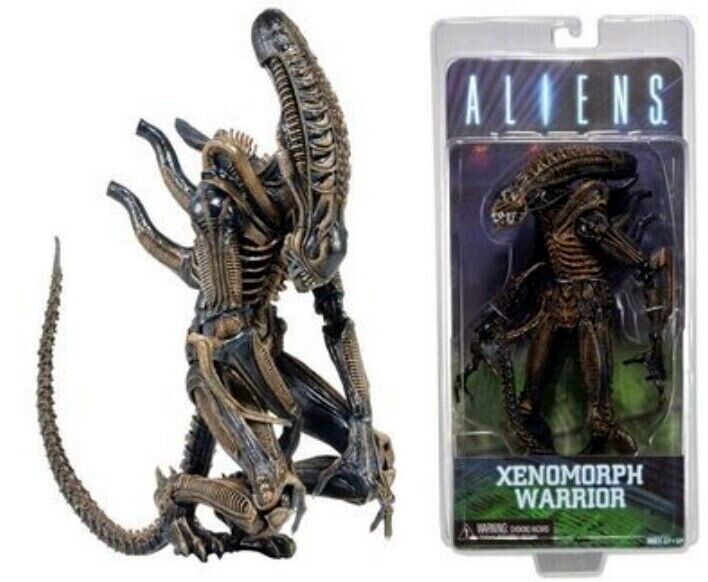 NECA 7"" Alien Action Figures Series 2 Xenomorph Warrior (Brown) Official