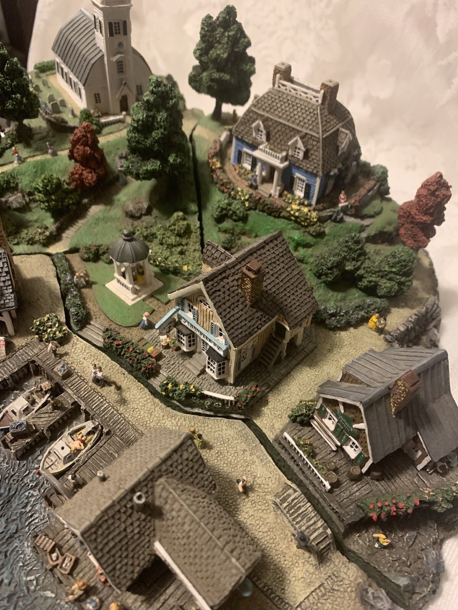 ~売り切りSALE~【ダンバリーミント】Fisherman's Cove DANBURY MINT Fisherman's Cove by Colin Gough- Fishing