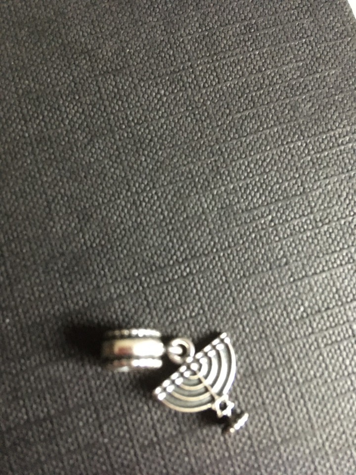 Genuine PANDORA S 925 ALE Hanukkah Menorah Jewish Festival Charm Rare