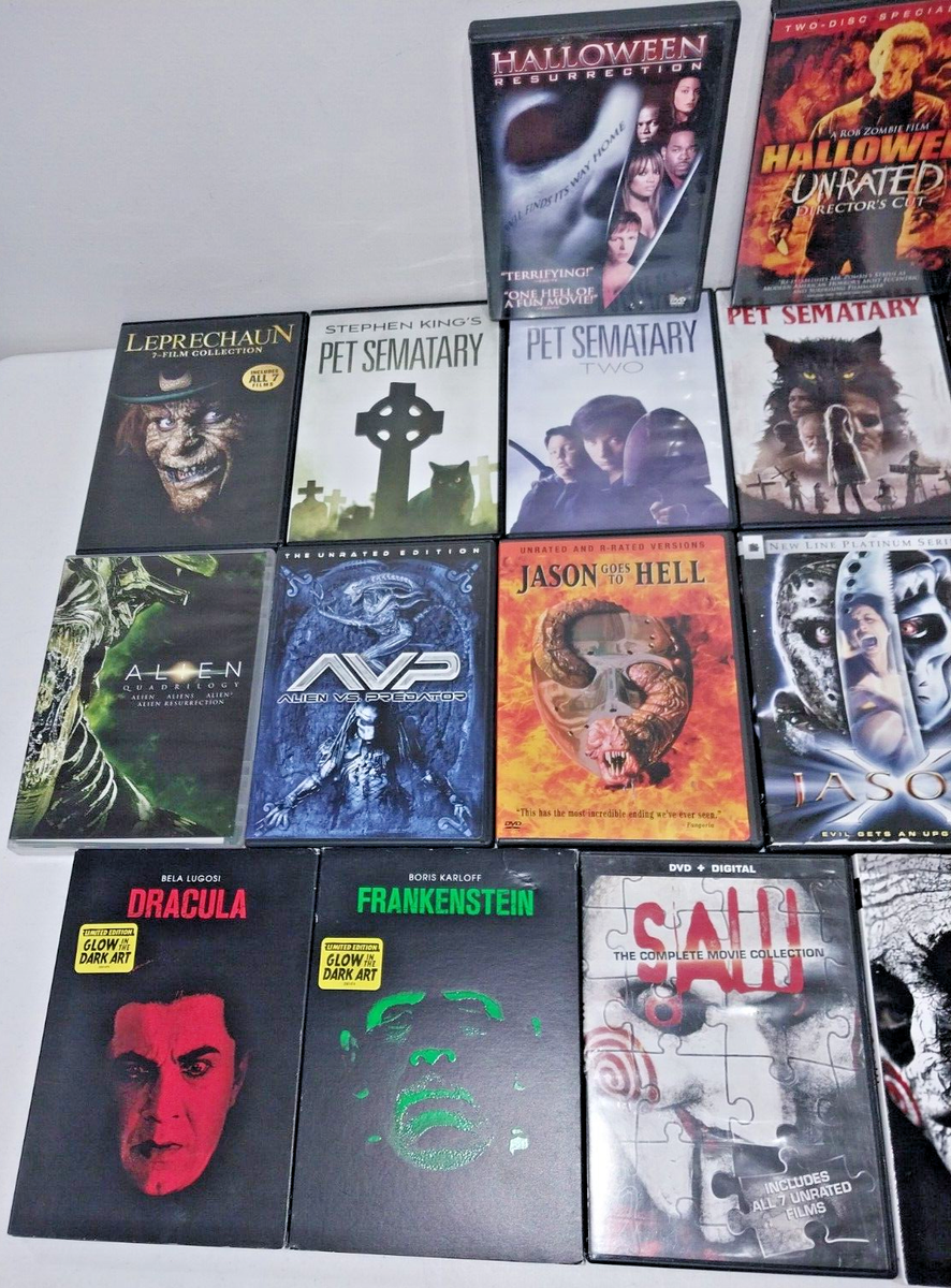 HUGE 50 DVD LOT HORROR MOVIE & Box Sets Hostel/Saw/Alien