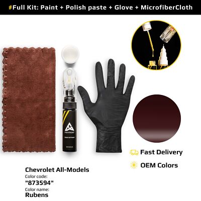 Touch up Paint for Chevrolet All Models Code: 873594 Rubens