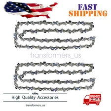 Pack of 2 Chainsaw Chain Replacement 16" 3/8" LP .043 55DL for Stihl MS170 MS180