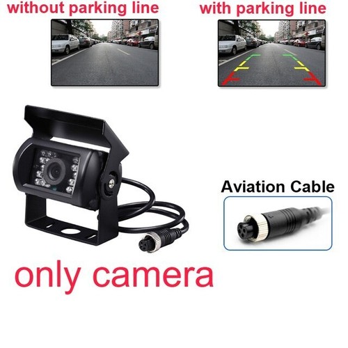 Reverse Camera 4 Pin AV Port IR Night Backup Camera For Truck/Trailer/RV/Heavy - Picture 8 of 32