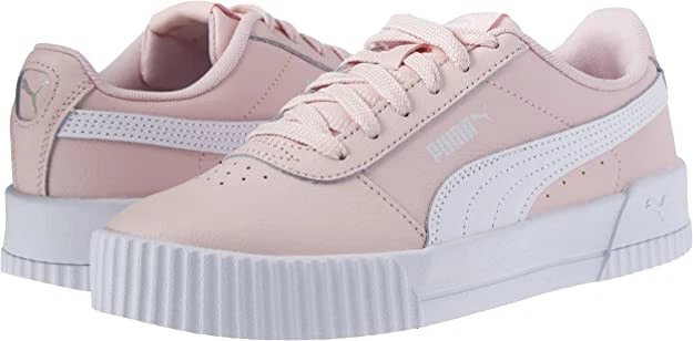 PUMA CARINA LO SCARPE STRINGATE PELLE UNISEX UOMO TAGLIA 7 = DONNA TAGLIA 8 5 ROSA NUOVE