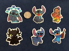 Disney Stickers - Lot of 6 Stitch Stickers - Lilo and Stitch