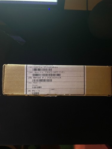 VWIC2-1MFT-T1/E1 CISCO 1-PT MULTIFLEX 1-PT T1/E1 MODULE - 第 3/3 張圖片