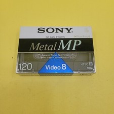 Vtg Sony Metal MP 120mm P6-120MP Video8 Video Cassette Factory Sealed