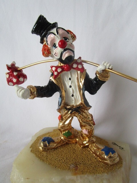 Ron Lee　ロン・リー　ピエロ　英国兵　Hobo in England　置物 Ron Lee - Hobo Joe - Hitchhiking Clown - Figurine | eBay