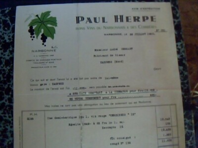 FACTURE PAUL ISNARD à Paris Rue Keller Métaux Neufs et Vieux pour