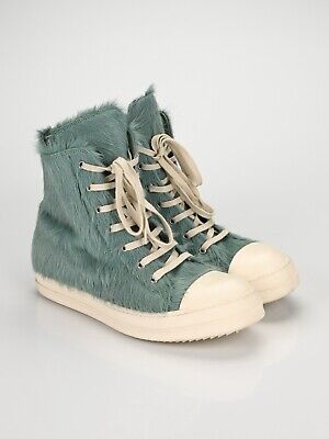 Rick Owens Aqua Pony Hair Ramones 44 | eBay Rick Owens Aqua Pony Hair Ramones 44 | eBay