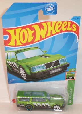 2023 HOT WHEELS 1:64 HW SLAMMED 4/5 GREEN VOLVO 240 DRIFT WAGON 245/250