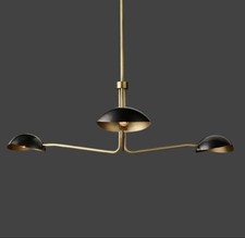 Stilnovo Chandelier Sputnik Mid Century Brass Italian Ceiling Light Fixture Deco