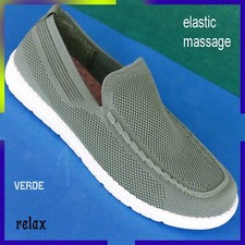 SCARPE UOMO sneakers  LIBERO  SPORTIVE verde 45 comode  flessibili  3 seasons