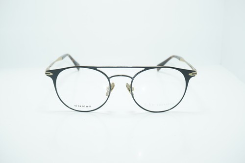 NUEVOS MARCOS DE GAFAS AUTÉNTICOS JOHN VARVATOS V169 NEGRO MATE/DORADO - Imagen 2 de 6