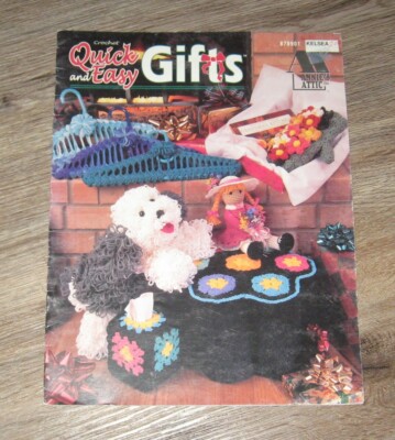Annie's Attic BOOK Crochet Quick Easy Gifts patterns designs English Sheepdog