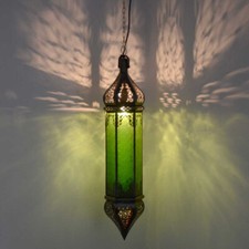 Orientalische Lampe Grün Marokkanische Leuchte Hängeleuchte Deckenleuchte