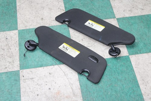 11-20 Caravan Black Overhead Roof Pair LH RH Sunvisor Sun Visor Shade Panel OEM - Picture 2 of 12