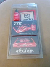 Vintage Discwasher CPR C.P.R. Head Cleaner Capstan Cleaning Tape, New Sealed.