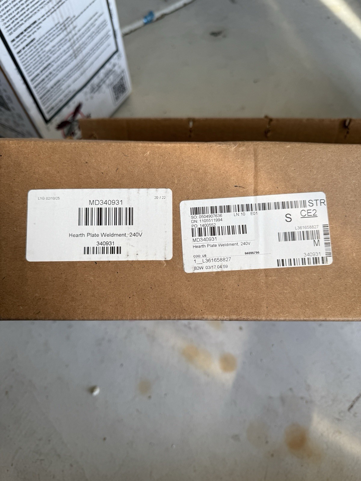 340931 Middleby Weldment,Plate Grved Hearth 2160H Genuine OEM MD340931