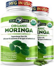 Organic Moringa Capsules Single Origin Moringa Powder Organic. Pure Moringa Leaf