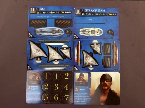 Pirates CSG of Revolution Super Rare Card 141 142 143 144 Ships Asp Star of Siam