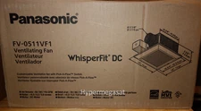 Panasonic FV-0511VF1 WhisperFit DC Bath Exhaust Ventilation Fan 50 80 110 CFM