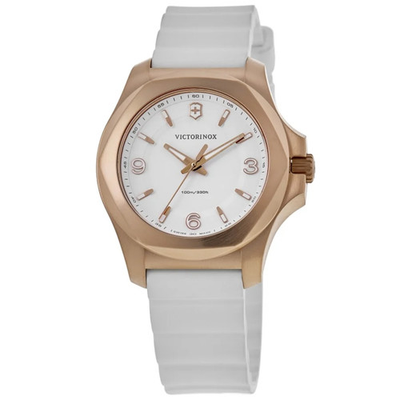 #ad New Victorinox Swiss Army I.N.O.X. V Quartz White Dial Women#x27;s Watch 241954 $264.00