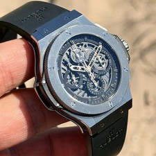 Hublot Big Bang Aero Bang 44mm TUNGSTEN Limited 310.KX.1140.RX Skeleton Chrono 10