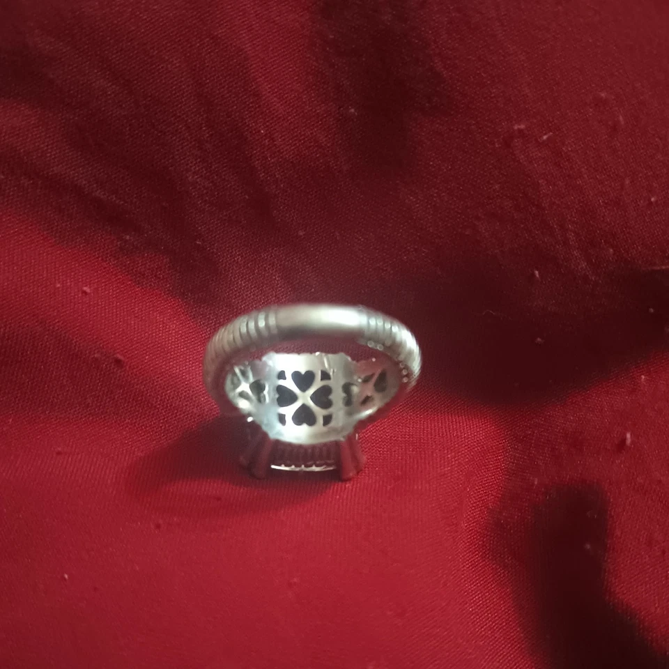 Anillo corazón diamante cristal rosa plata 925 oro 18k Judith Ripka NYJEWEL Foto 2 de 4