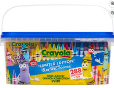 Crayola Crayon Tub 288 Ct Limited Edition Bulk Set for School Art Classroom