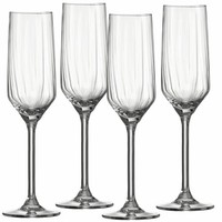Ritzenhoff & Breker Sektglas 4Er Set Jive, ChampagnergläSer, Glas, Klar, 220 Ml