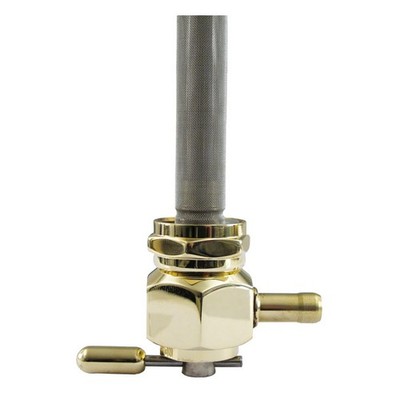 Pingel Power Flow Messing Benzinhahn für Harley Modelle 75-06