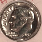 1957-P ROOSEVELT SILVER DIME - Proof - #4178-416