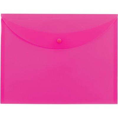 Smead Project Envelope, Snap Closure, Top Load, Letter Size, Pink, 10 per Box