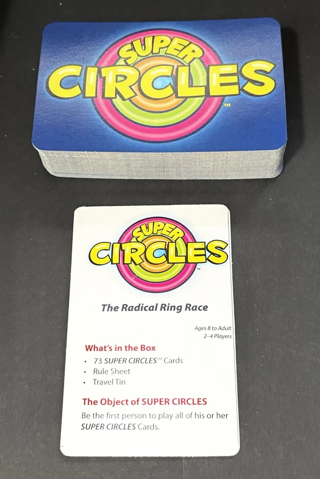 2009 Super Circles Card Game The Radical Ring Race Out Of The Box Games #1238 - Image 3 of 4