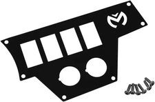 Moose Dash Plate Large Right 4-Switch Black Polaris RZR 900/RZR 4 1000 XP Turbo