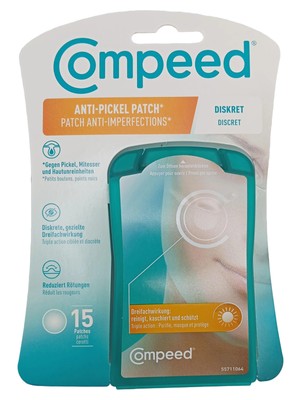 Compeed Anti-Pickel Patch diskret gegen Pickel Mitesser Hautunreinheiten 15