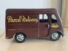 TONKA PARCEL DELIVERY BROWN COLORED PRESSED STEEL TRUCK