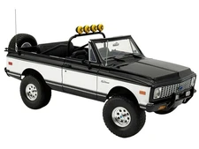 1971 CHEVROLET K5 BLAZER BLACK & WHITE 1/18 DIECAST MODEL CAR BY ACME A1807716